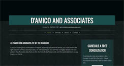 Desktop Screenshot of damicoandassociates.com