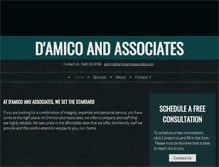 Tablet Screenshot of damicoandassociates.com